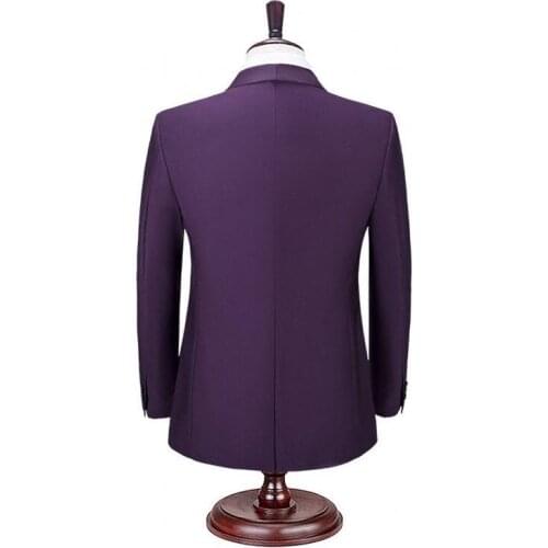 2020 Latest Designs Men Suit Custom Made Size Tuxedos Prom Dinner Mens Suits Best Man Groom Wedding Suits (Jacket +Pants+Vest)