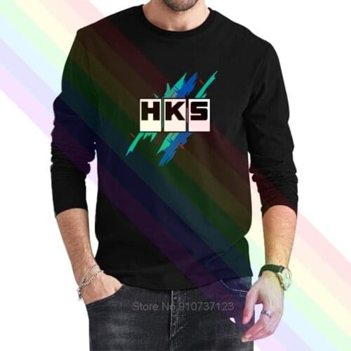 Newest 2020 Summer HKS Logo Clothes Popular T-Shirt Present Crewneck 100% Cotton Homme Tops Tees S-4XL