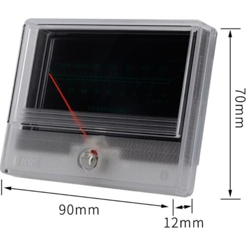 Panel VU Meter Bulb Warm Back Light Recording Level Amp Meter E5BE