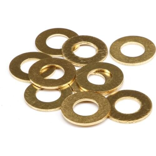 M12x24x1.5 seal plain washers Brass flat washer Copper flat gasket copper gasket copper meson brass seal gasket20/100/400pcs