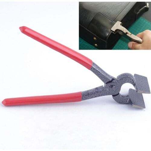 45mm wide mouth leather edge pliers Multifunction Adjustment Press Flatten Plier Clamp For DIY Leather Bag Cloth Belt Hand Tool