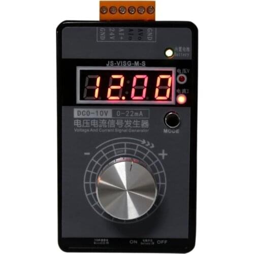 High Precision Handheld Portable 0-10V 0-22mA Signal Generator Adjustable Current Voltage Analog Simulator With LED Display