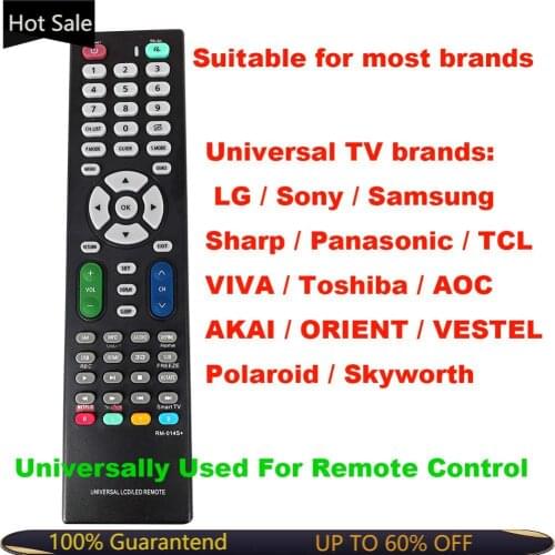 TV Remote Control Compatible Use TV Remote Control Of Any Brand Need To Set According To The Manual RM-014S+ Fernbedienung