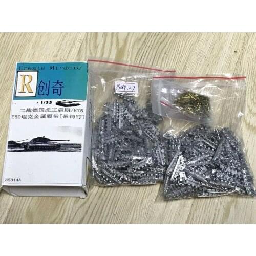 R-Model 1/35 35014A Metal Track and Metal Pin For WWII German E50/E75 LATE type