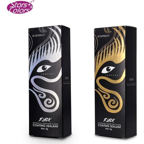 SC ICOSIGN Clear/Black 5ml eyelash Coating Mascara Eyelash Extension Tool Individual Fake Lashes Protective Sealant
