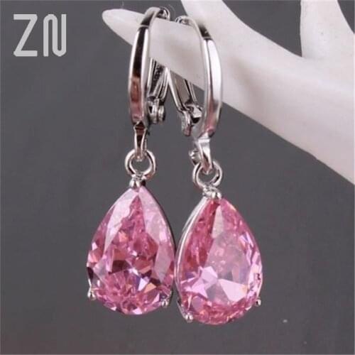 ZN Women's Silver Earrings