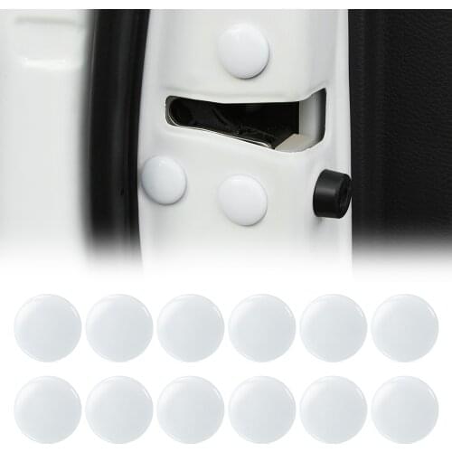 12PCS Door Lock Screw Protector Cover For Toyota Land Cruiser 200 Prado FJ150 RAV4 Corolla Camry Highlander Accessories