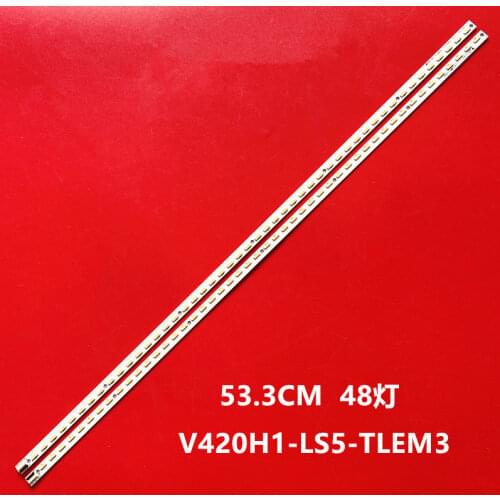 4PCS FOR skyworth 42E550D Article lamp V420H1-LS5-TREM3 V420H1-LS5-TLEM3 1piece=48LED 533MM