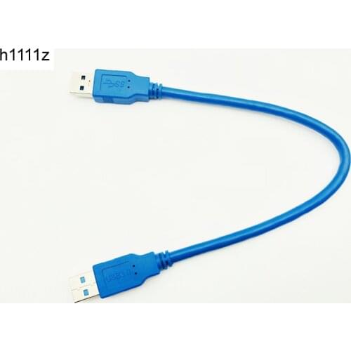5pcs 30cm USB 3.0 Cable Male To Male USB Extension Cable Super Speed USB 3.0 Extender Data Cabo Cord For HDD PC Computer Mining