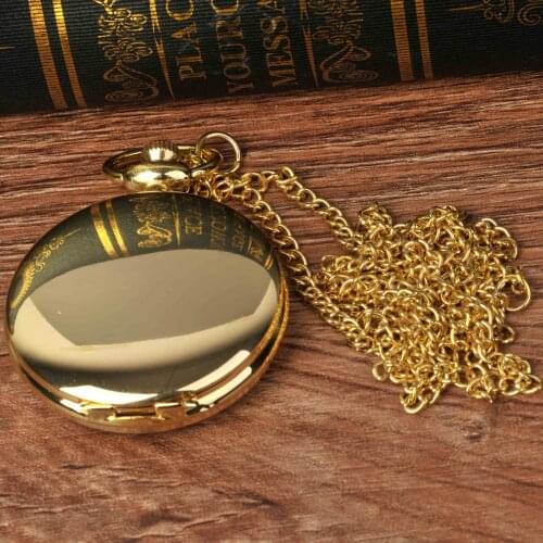 8823 Fashion 47 cm Chain Watch Chain Smooth Steel Vintage Quartz Pocket Watch Roma Amber Dial Pendant Watch Chain Watch Gift