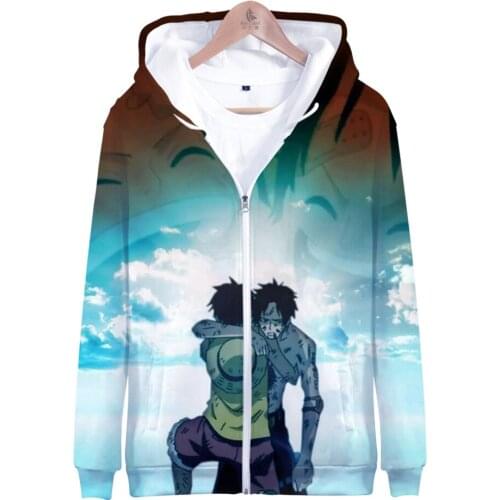 One piece 3D Zipper hoodie men/women Aikooki Hot Sale Fashion Classic print Sweatshirts One Piece zipper hoody casual tops