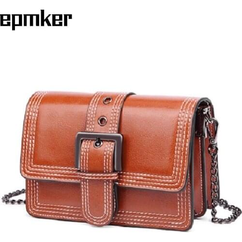 EPMKER 2021 Mini Flap Luxury Designer Handbags Panelled Shoulder Bag Fashion Purses and Handbags Chains Crossbody Bag Satchels