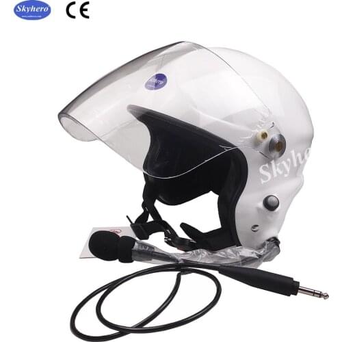 Paramotor helmet GD-G-S6 red balck EN966 standard Noise cancel headset built in system
