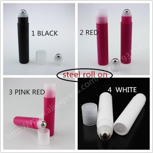 Hot sale 12x35ml Plastic Roll On Bottle With Steel Roller, 35CC Roll-on Perfume Bottle, Roll On Oil Container