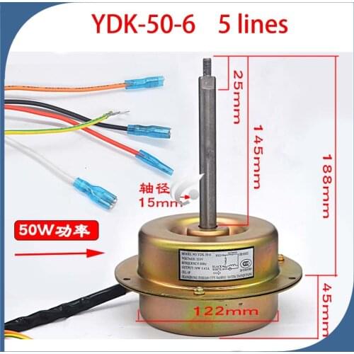 Good working for air conditioner indoor machine motor YDK-50-6 (R50-6AD3)