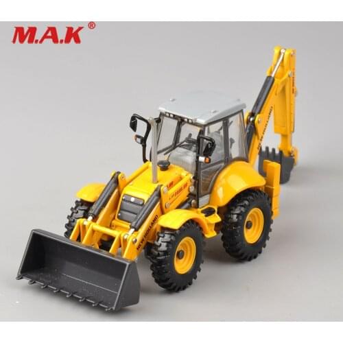 Collection diecast 1:50 scale Holland Terna LB115B engineering vehicles truck model dual use bulldozer excavator model