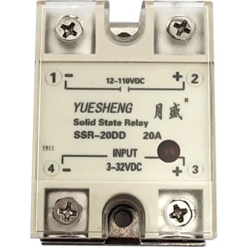 DC Controller DC Solid State Relay SSR-10DD SSR-20DD DC Relay10A 15A 20A 25A Smooth start of the motor motor soft starter