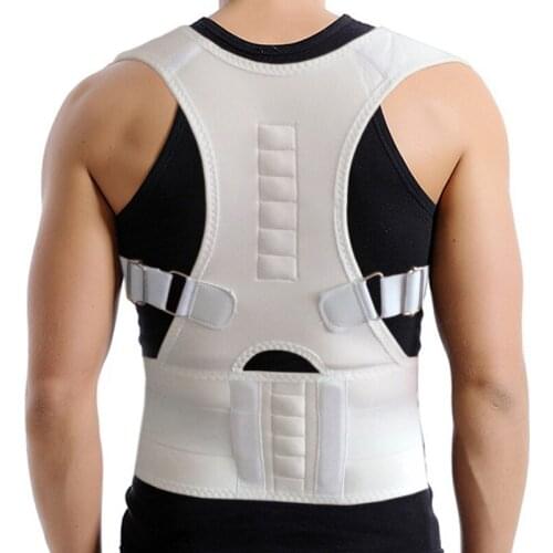 Magnetic Belt for Back Pain Shoulder Band Belt Support Brace Scoliosis Posture Corrector Corset Plus Size Pain Relief Men