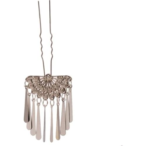 Cute Mini Kanzashi Hair Sticks Japanese Fan Tassels for Kimono Geisha Headwear