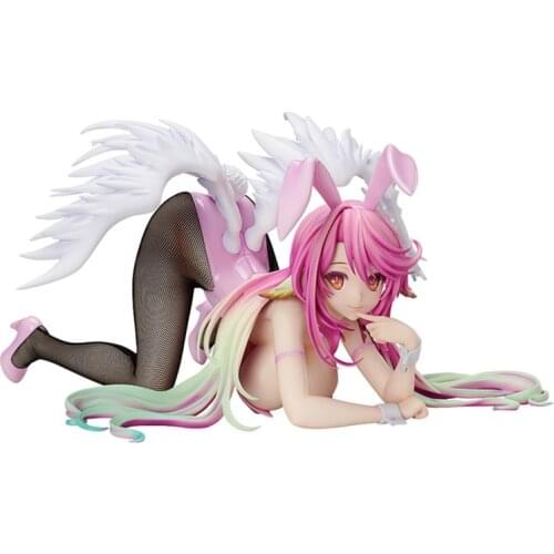 No Game No Life Jibril Bunny Ver. 1/4 Scale PVC Anime Figure Figurines Model Toys Sexy Girl Collection Doll Gift T30