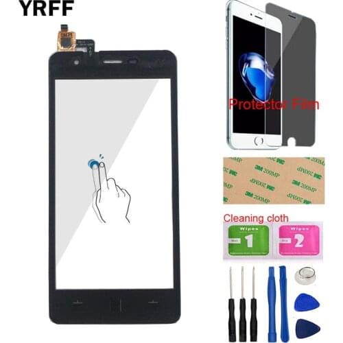 Touch Screen Digitizer Panel For Micromax Q351 Touch Screen Panel Lens Sensor Touchscreen Front Glass Tools Protector Film