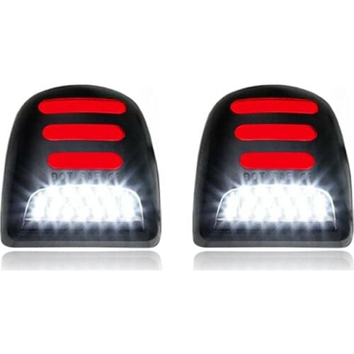 2Pcs 12V 6000K For Chevrolet Silverado Avalanche Traverse Tahoe Suburban LED Car Number License Plate Lights Lamp Auto Luces New