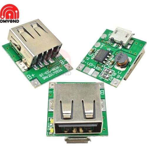 Boost Step up Power Supply Protection Charging 3.7V Lithium Battery 18650 Output 5V 1A Charging Board Module MICRO USB Charger