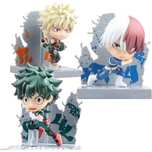 Q Version My Hero Academia Figure Anime Toys Figurine Age Of Hero Deku 10CM PVC Model Decorations Doll Birthday Gift Collectible
