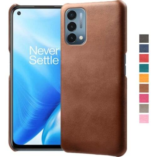 Luxury Vegan PU Leather Cover For OnePlus Nord N200 CE N10 5G N100 Funda Wearable Slim Case For One Plus 1+ Nord CE N200 5G Capa