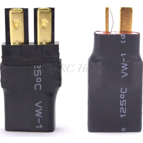T-Plug Dean Male Female To TRX Battery Connector Adapter For Traxxas RC Lipo Battery Charger