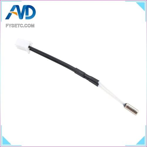 NTC100K thermistor terminal XH2.54 2PIN male head with terminal cable length 70mm for Sidewinder X1 AND Geniu 3D Printer