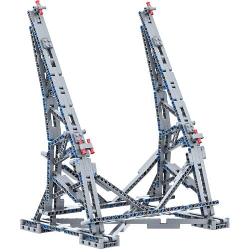 MOC Vertical Stand For 05132 and 75192 Spacecraft Space Airship Base Ultimate Collectors Model Support Bracket Toy For Children