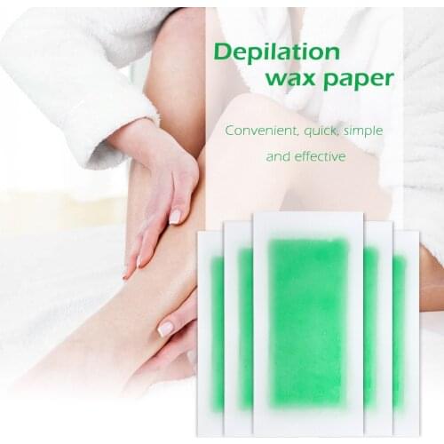 20Pcs Professional Hair Removal Wax Strips Waxing Wipe Sticker for Face Leg Lip Eyebrow Leg Arm Body Hair Remove