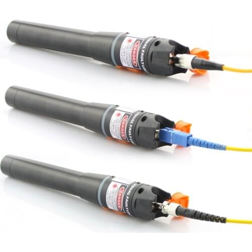 High Quality 50mM 30mW 20mW 10mW 1mW VFL Optical Fiber Cable Tester 10km 20km 30km 50km Metal Visual Fault Locator Red Light Pen