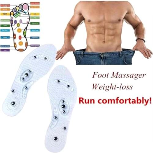 1Pair outdoor Shoe Gel Insoles Feet Magnetic Therapy Health Care for Men Women Comfort Pads Foot Care Relaxation Gifts