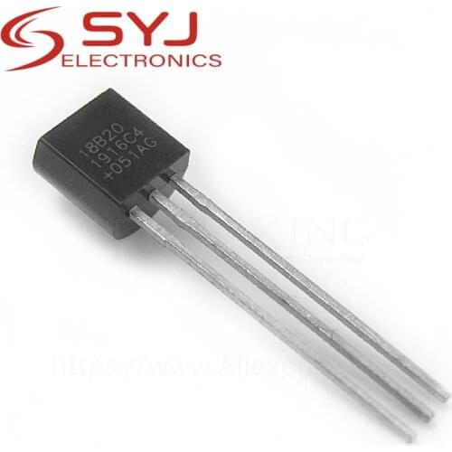 1pcs/lot DS18B20 18B20 TO-92 chips Temperature Sensor In Stock