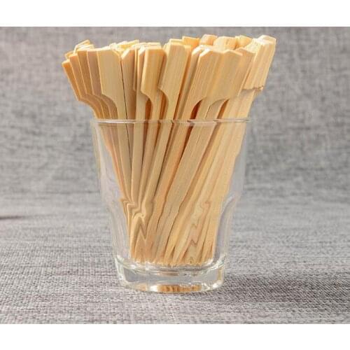 2000 Pieces 10.5cm Natural Bamboo Picks Skewers for BBQ Appetizer Snack Party Cocktail Grill Kebab Barbeque Sticks SL5068
