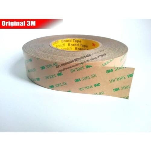 40mm* 55M) 3M 300LSE Heavy Duty Transfer Tape, Transparent Double Adhesive for Electronics Phone Camera Touch Screen, Lens