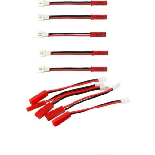 5/10 Pcs Molex 2.0 1S 2Pin Losi Male Female to JST Female Male Wire Harness Adapter with 20awg 50mm Cable for RC Battery Charger