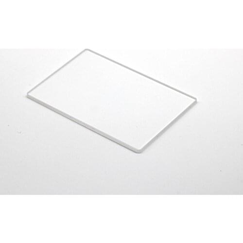Protective glass size 60x60mm square quartz window glass JGS2
