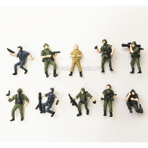 Abs figure sand table special force 1:42/1:87 11pcs/set