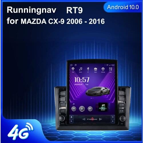 Runningnav MAZDA CX-9 2006 2007 2008 2009 2010 2011 - 2016 Tesla Type Android Car Radio Multimedia Video Player Navigation GPS
