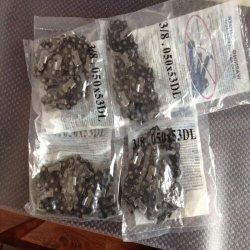 Free shipping of 1PC 3/8" Pitch 050 gugae 53DLs chain for 14" bar chainsaw aftermarket repair&replacement high cost effect