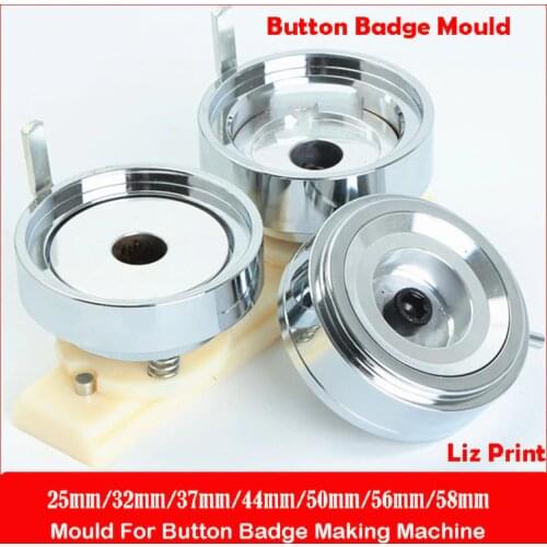 Ready Stock 25mm 32mm 37mm 44mm 50mm 56mm 58mm 75mm Mould for Button Badge Maker Button Badge Making Machine molds