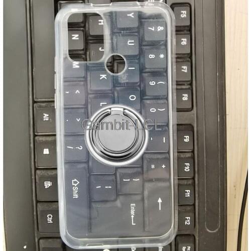 For BQ 6631G Surf 6.53" BQ6631G Back Ring Holder Bracket Phone Case Smartphone TPU Soft Silicone Cover