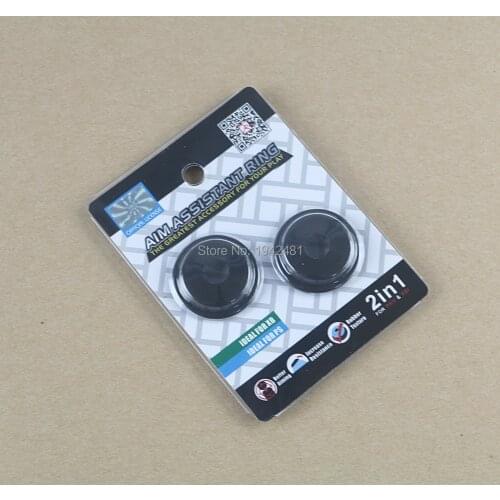 2 in 1 Silicone Rubber Soft Aim Assistant Ring For Sony Playstation 4 PS4 Slim Pro Xbox one xbox360 ps3 Better Aiming Increase