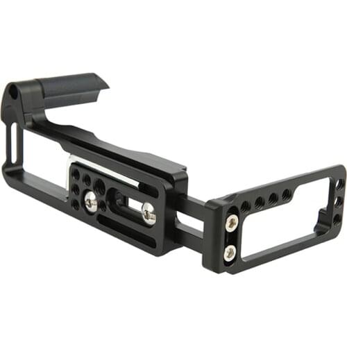 L Plate Vertical Socket Grip L Bracket for Fuji XT4 Camera Accessories Quick Release Handle