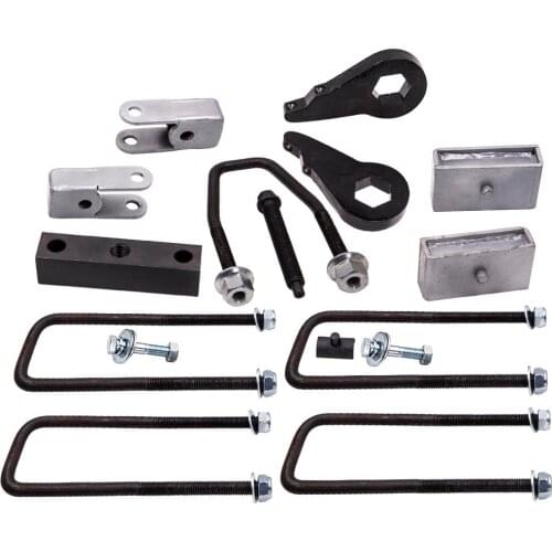 Lift Kit 3" Front 2" Rear for Sierra Silverado 1500 4WD 1999-2007 Unloading Tool