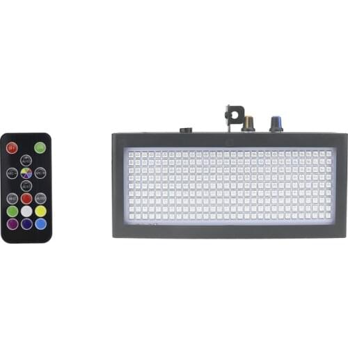 MBVKA 270 LEDs Strobe Flash Light Portable 35W RGB Remote Sound Control Strobe Speed Adjustable for Stage Disco Bar Party Club