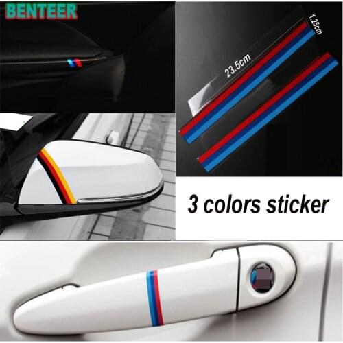 3colors pvc M peroformance car body sticker For Bmw M1 M3 M5 M6 X1 X3 X5 X4 X6 Z4 Z3116I 120I 328I 335I 530LI GT F10 F20 F30 F11
